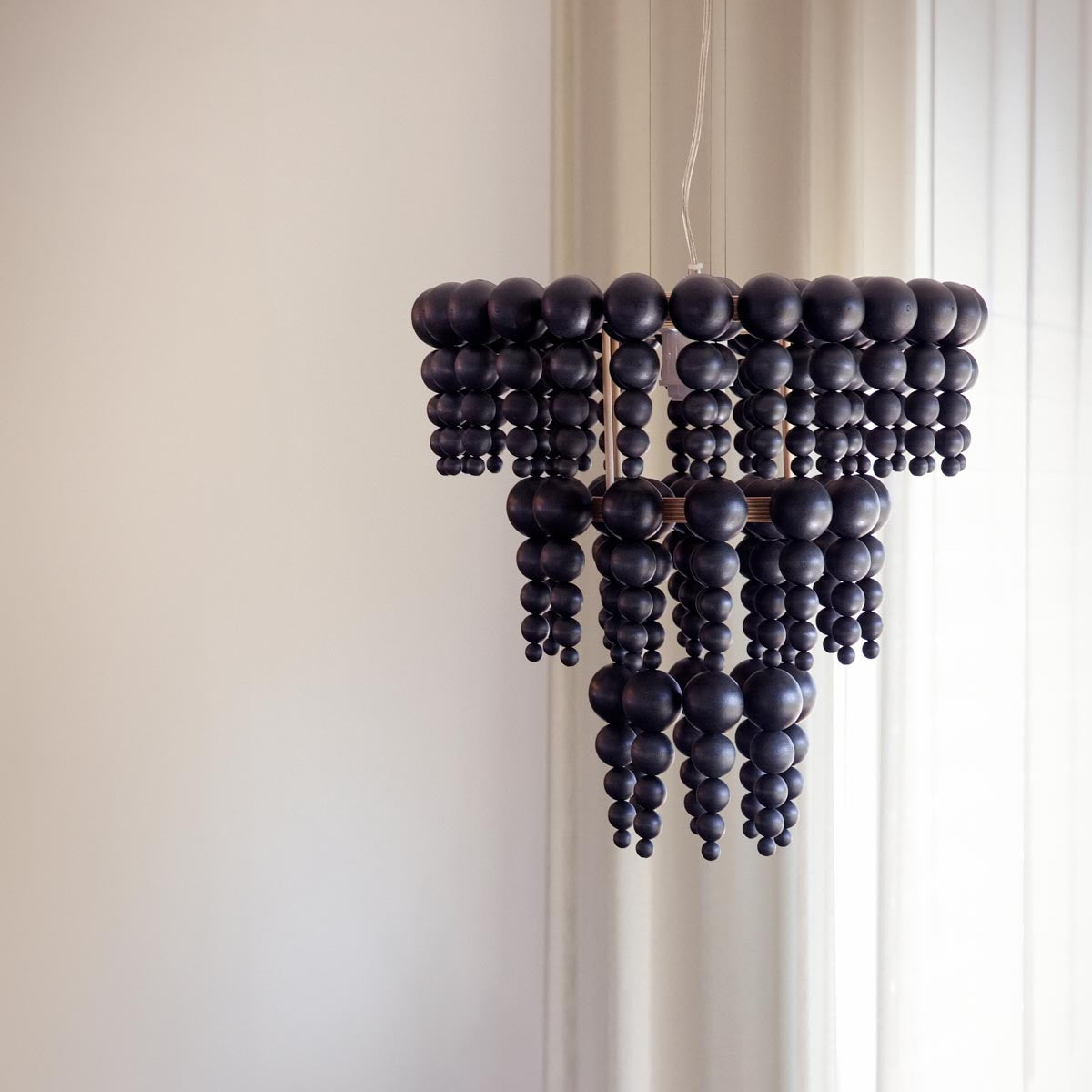 Himmeli chandelier, black