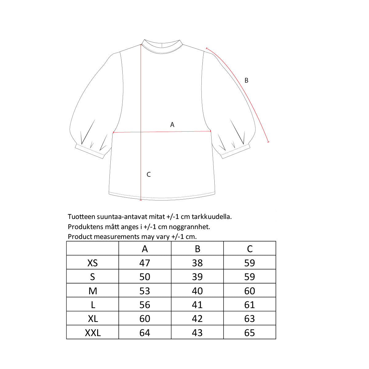 Siru shirt, black