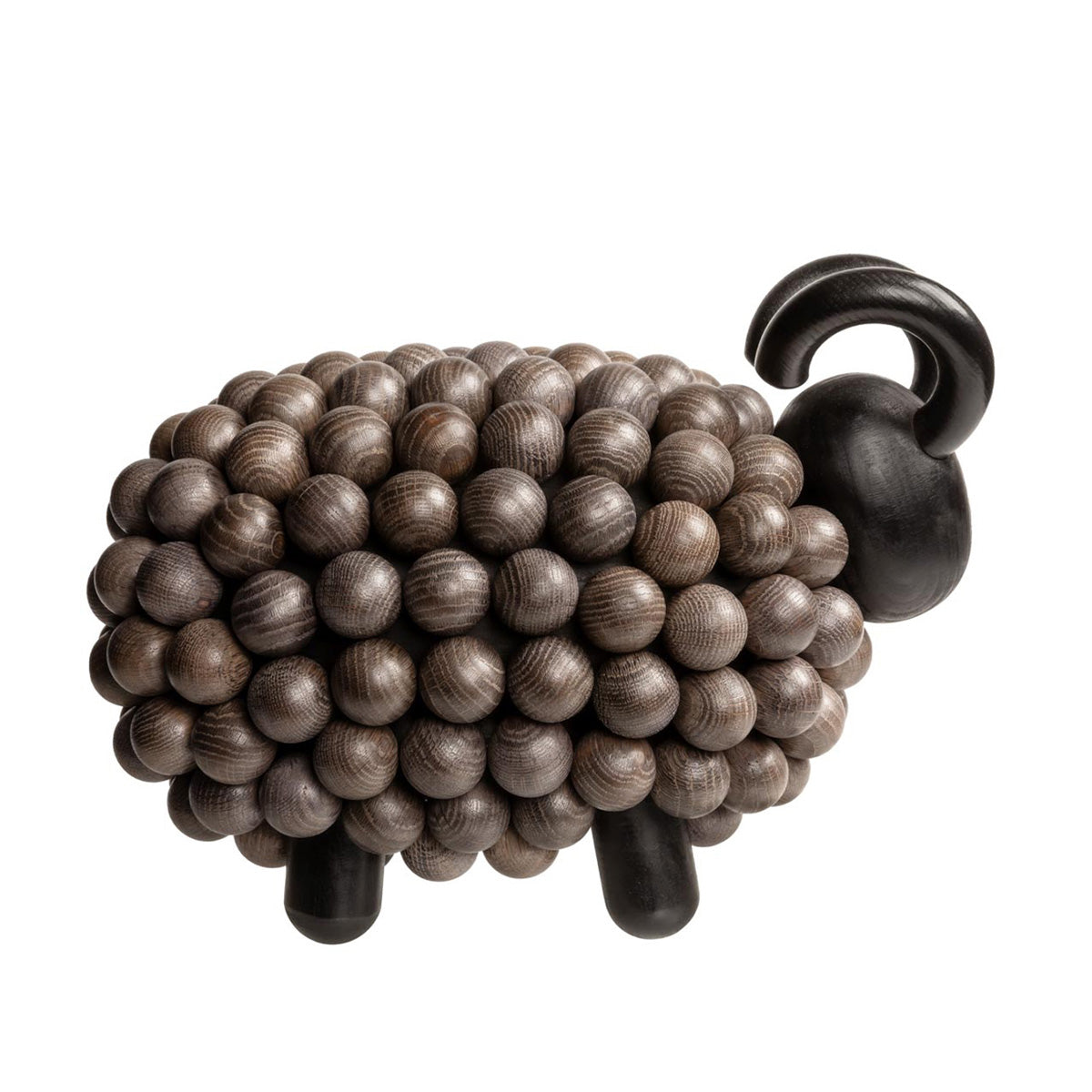 Pässi figurine, black and wood