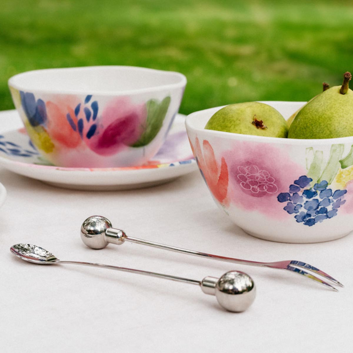 Puisto spoon set, steel