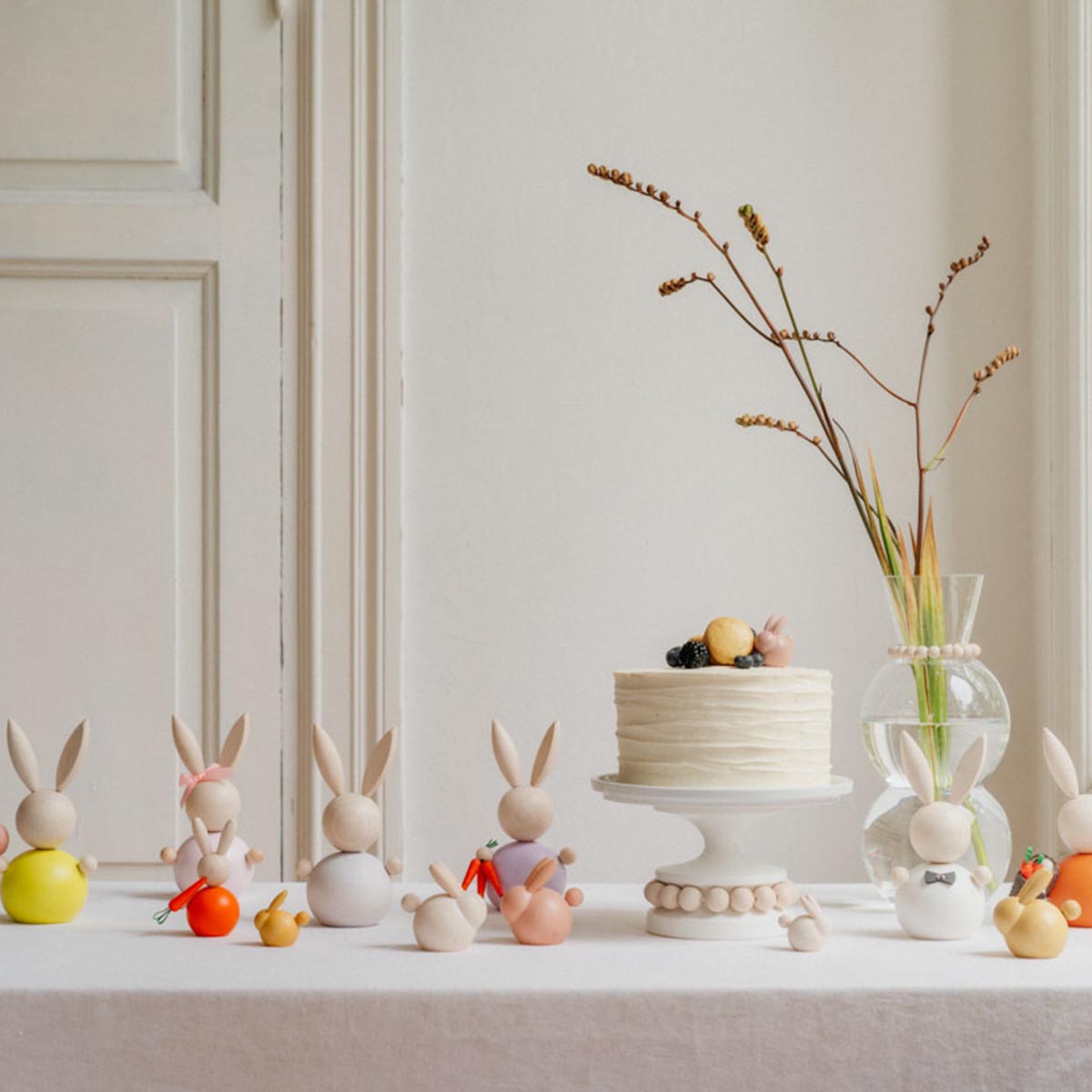 Jänö table decoration, orange