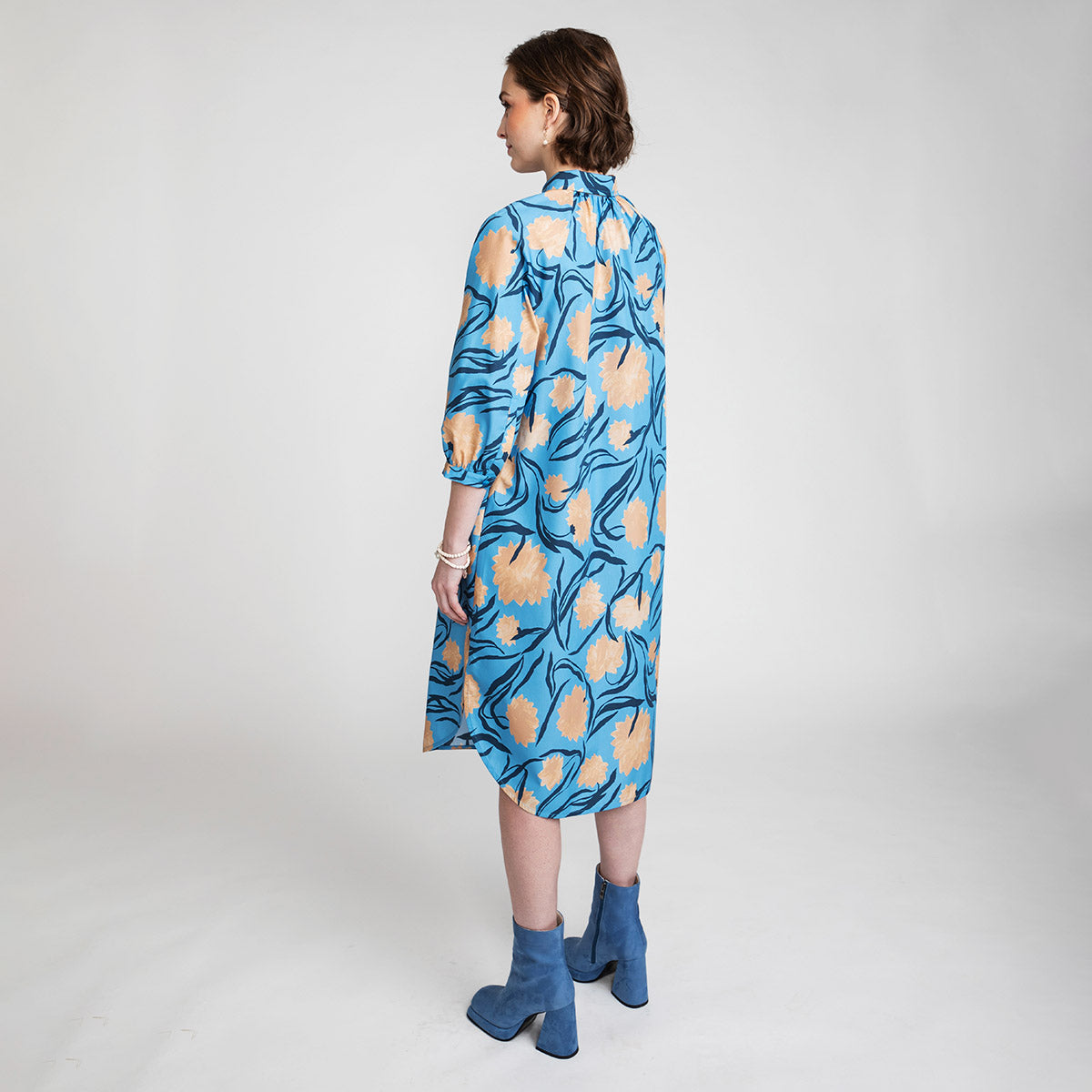 Nini shirt dress, Maura, blue