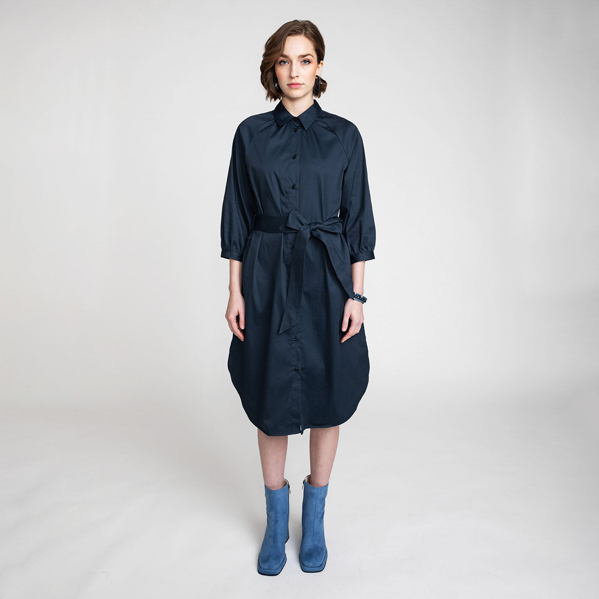 Nini shirt dress, dark blue