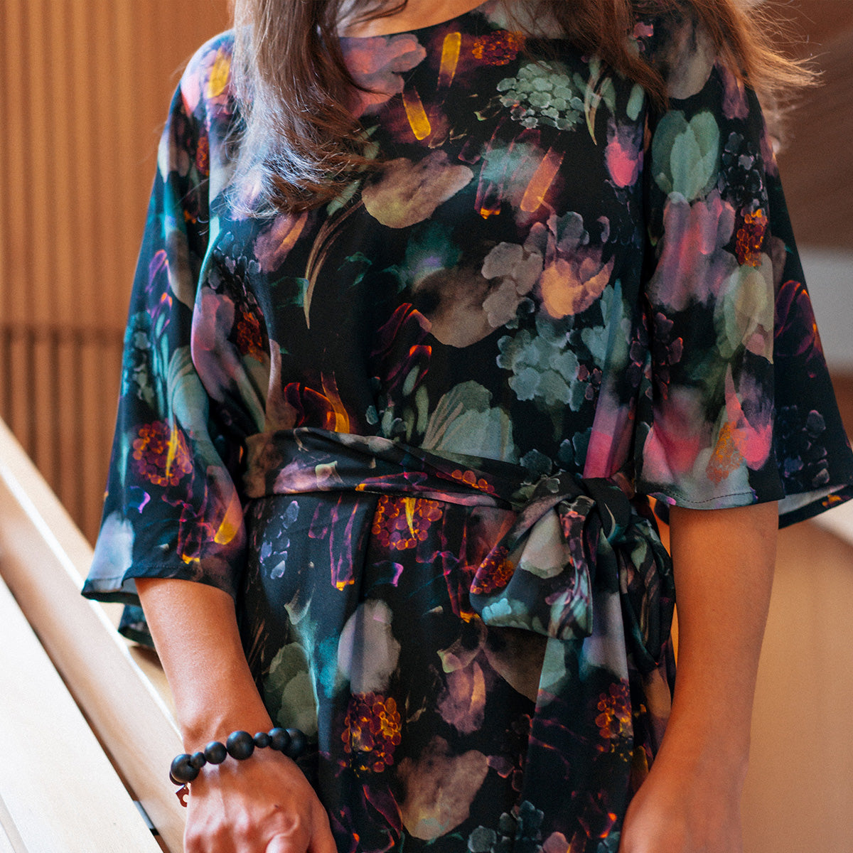 Varpu dress, Midnight black