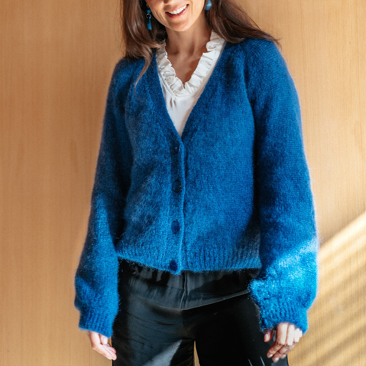 Saimi cardigan, blue