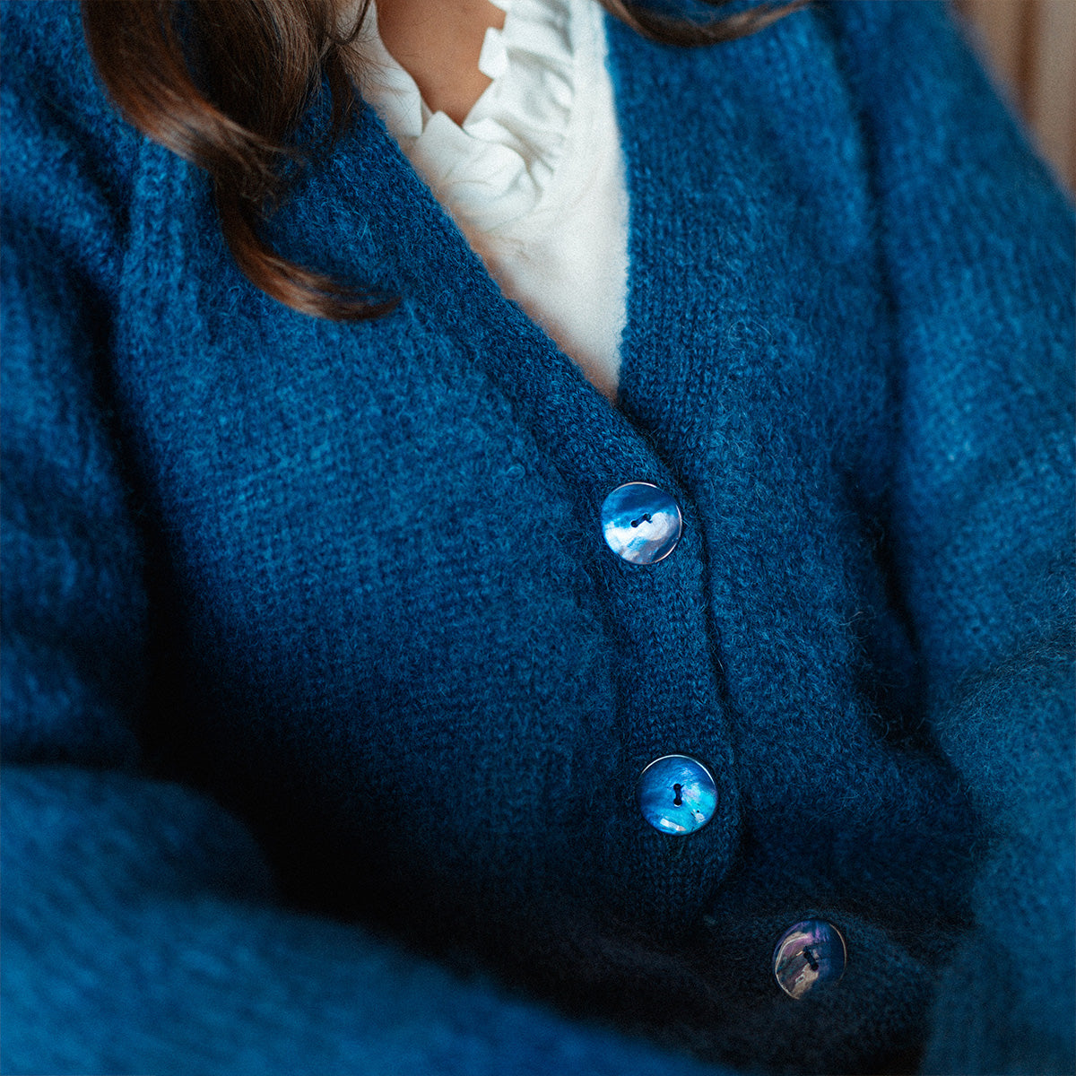 Saimi cardigan, blue