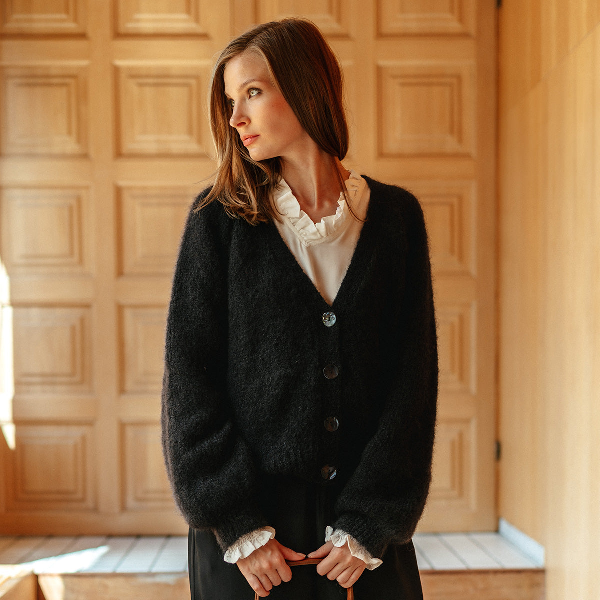 Saimi cardigan, black