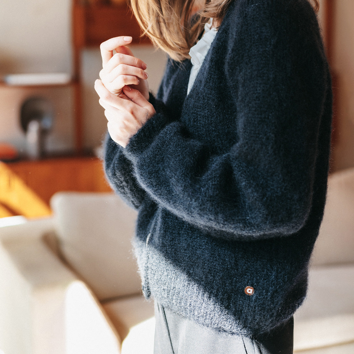 Saimi cardigan, black
