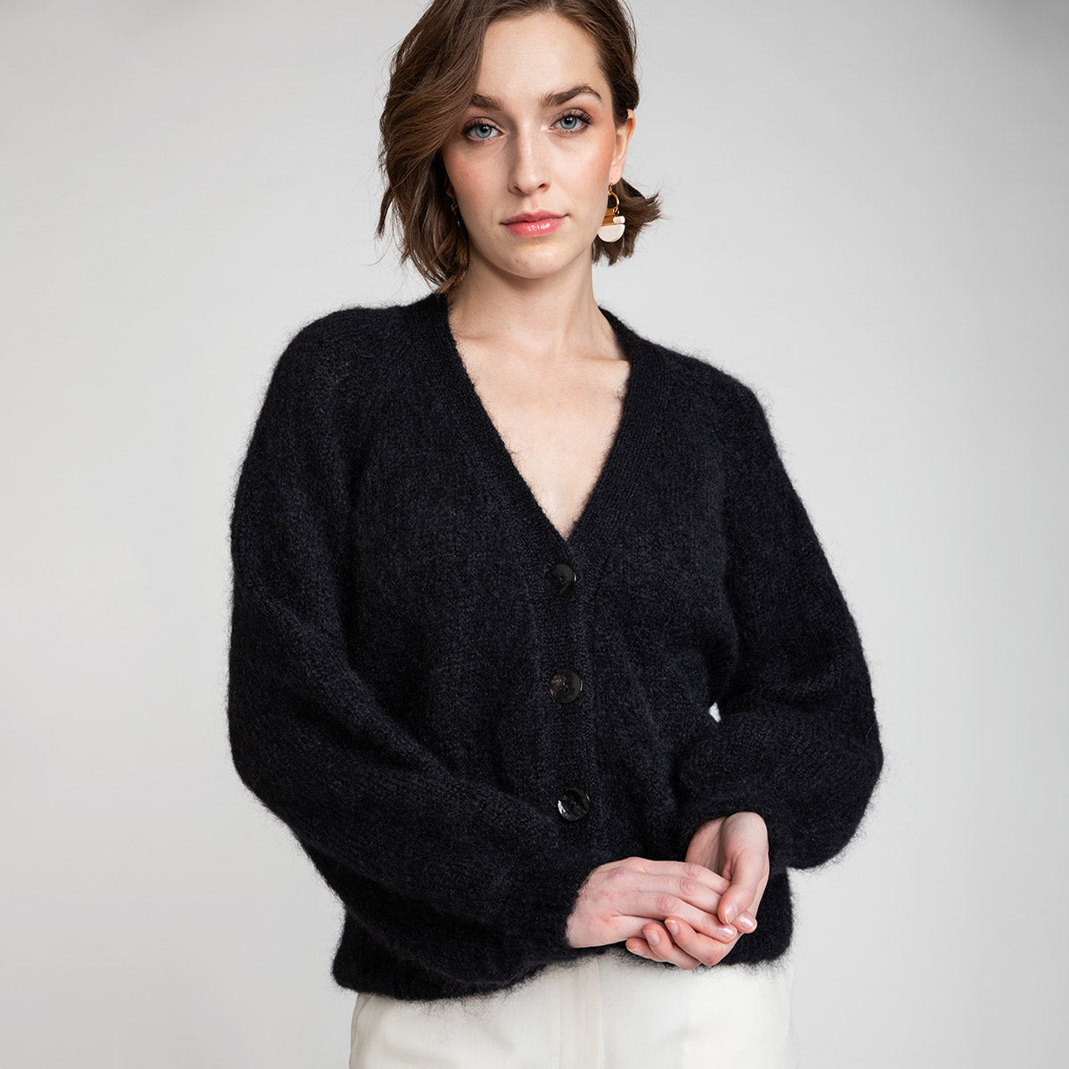 Saimi cardigan, black