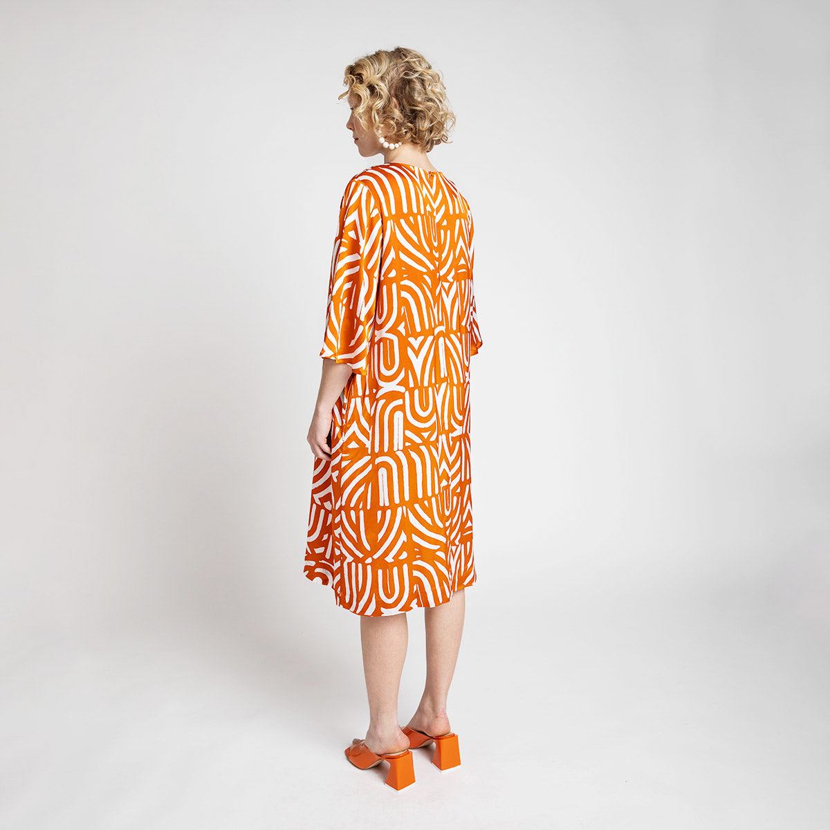 Varpu dress, Kaari, copper