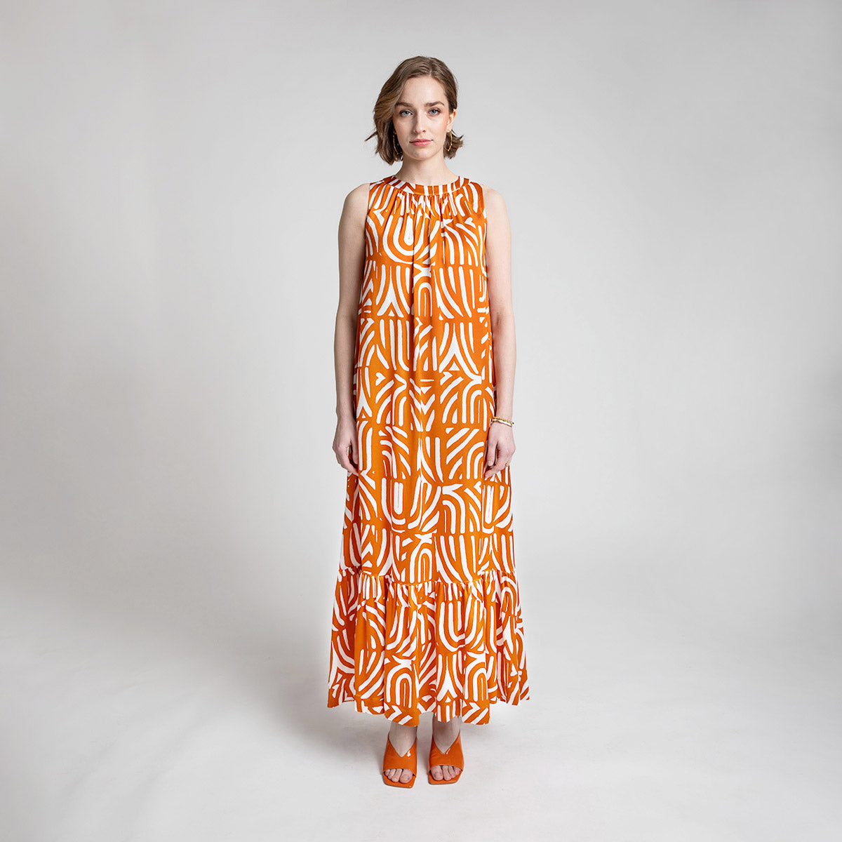 Merili dress, Kaari, copper
