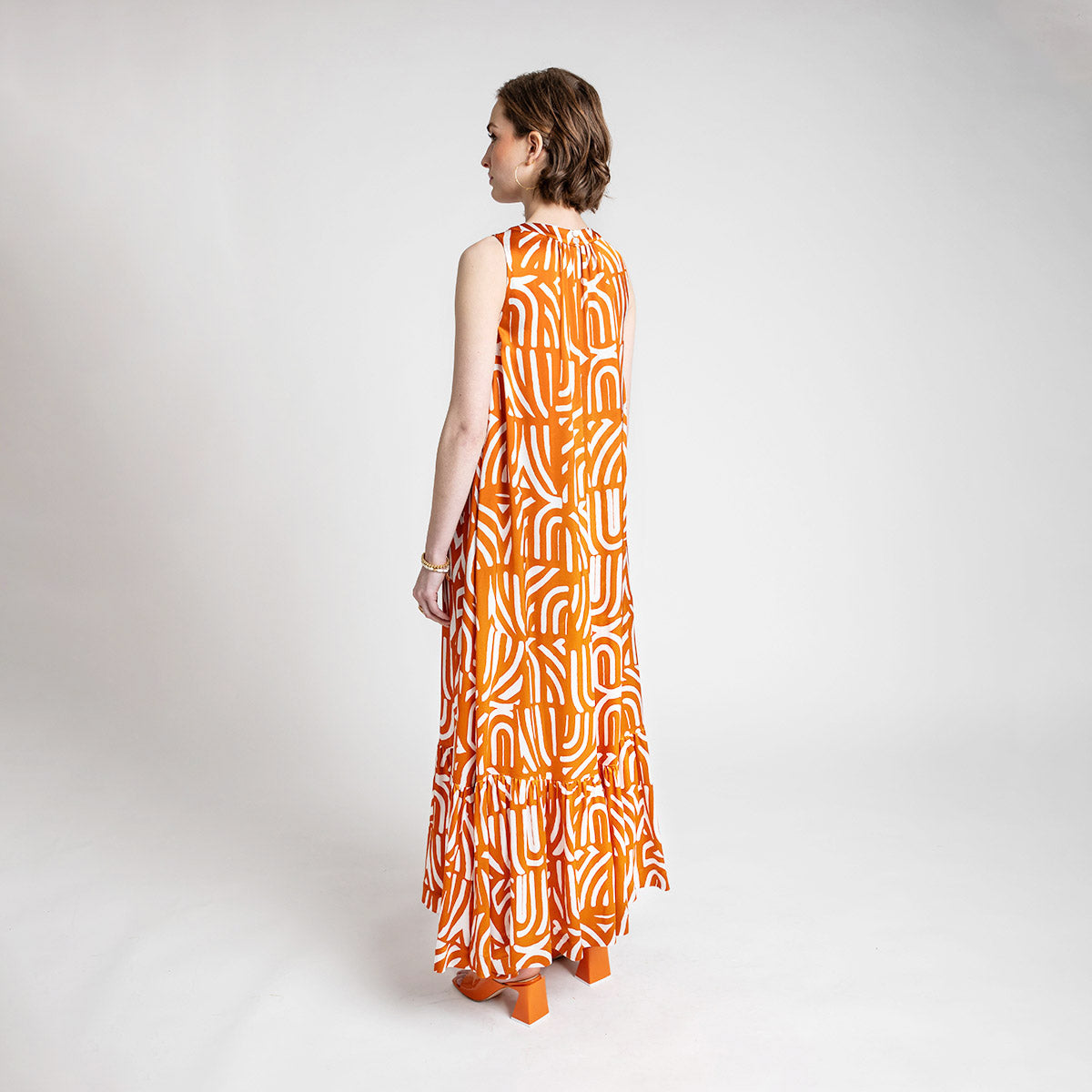Merili dress, Kaari, copper