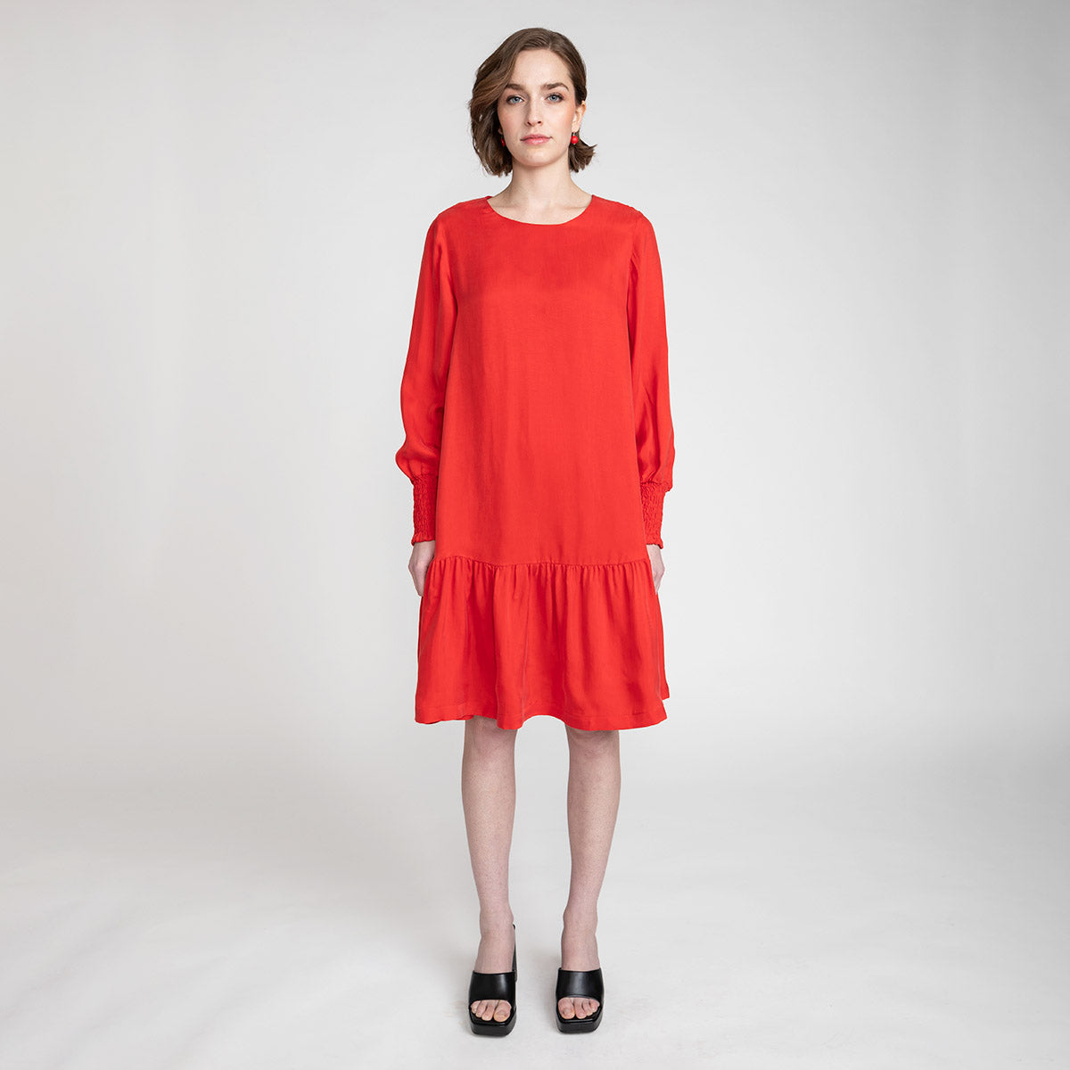 Verla dress, red