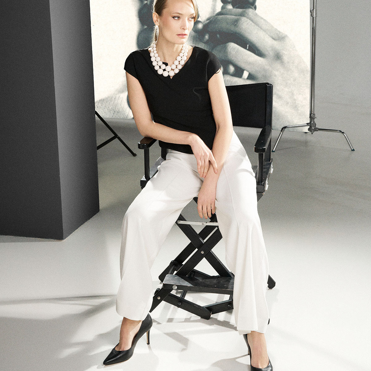 Felicia trousers, Utu, cream