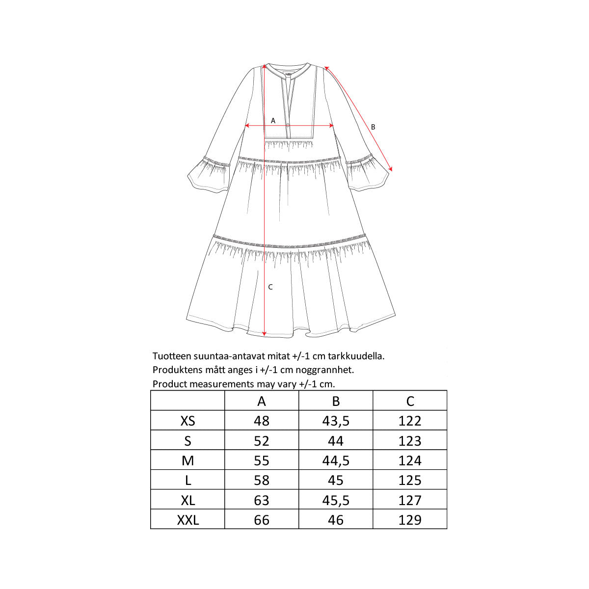 Noora dress, linen, black
