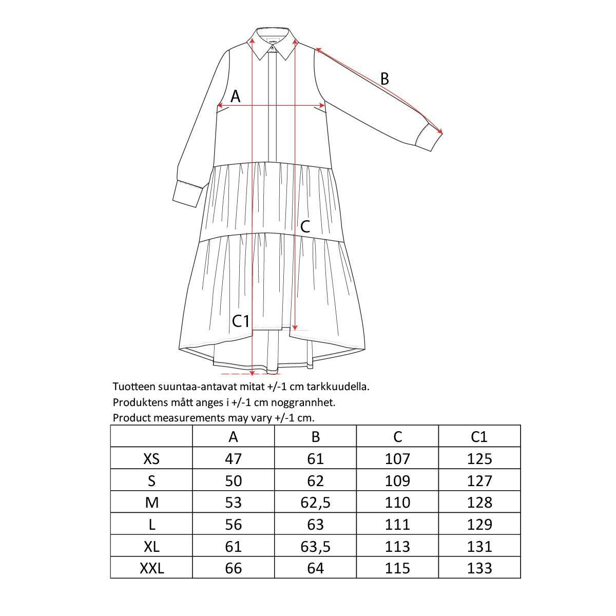 Triine dress, brown
