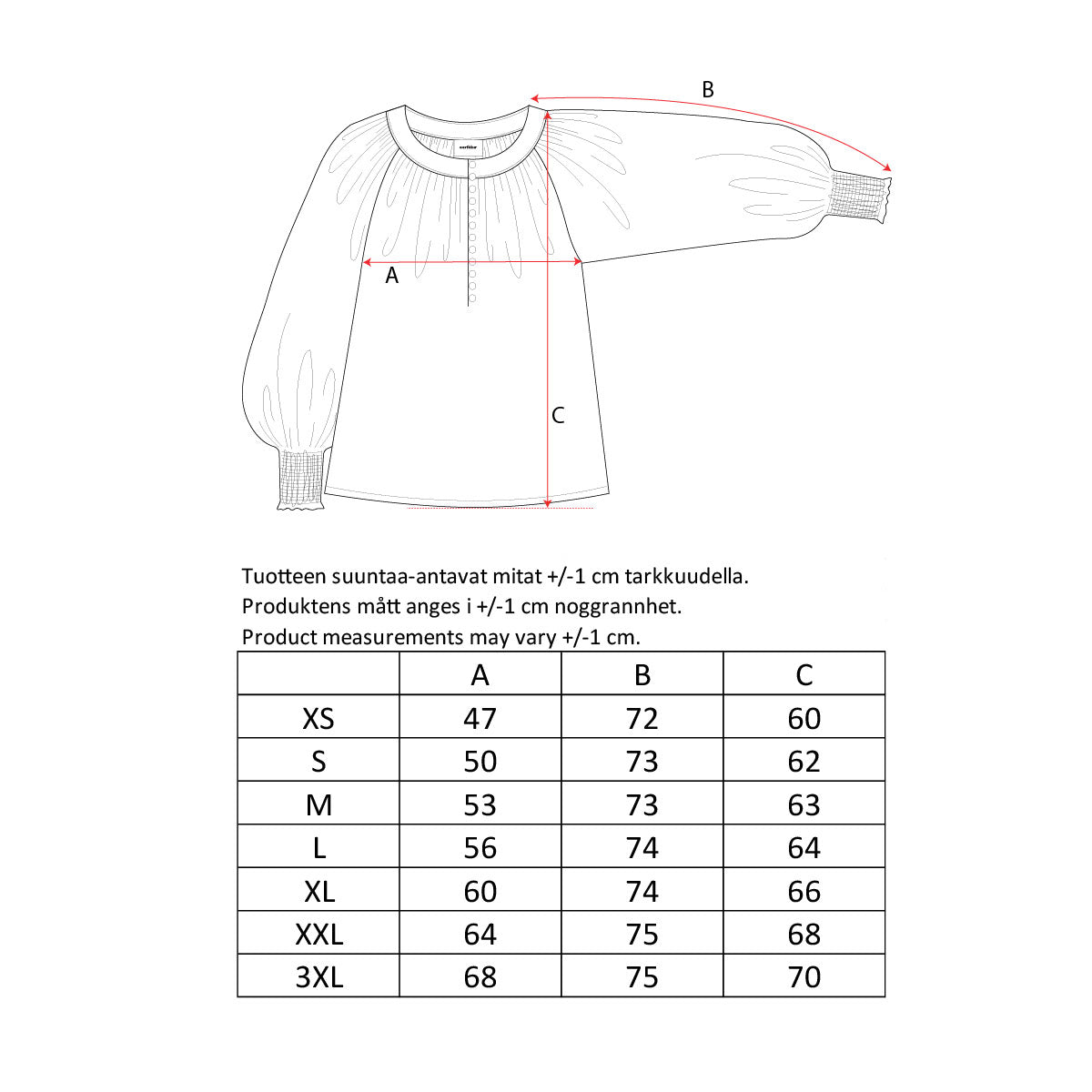Vivia shirt, red