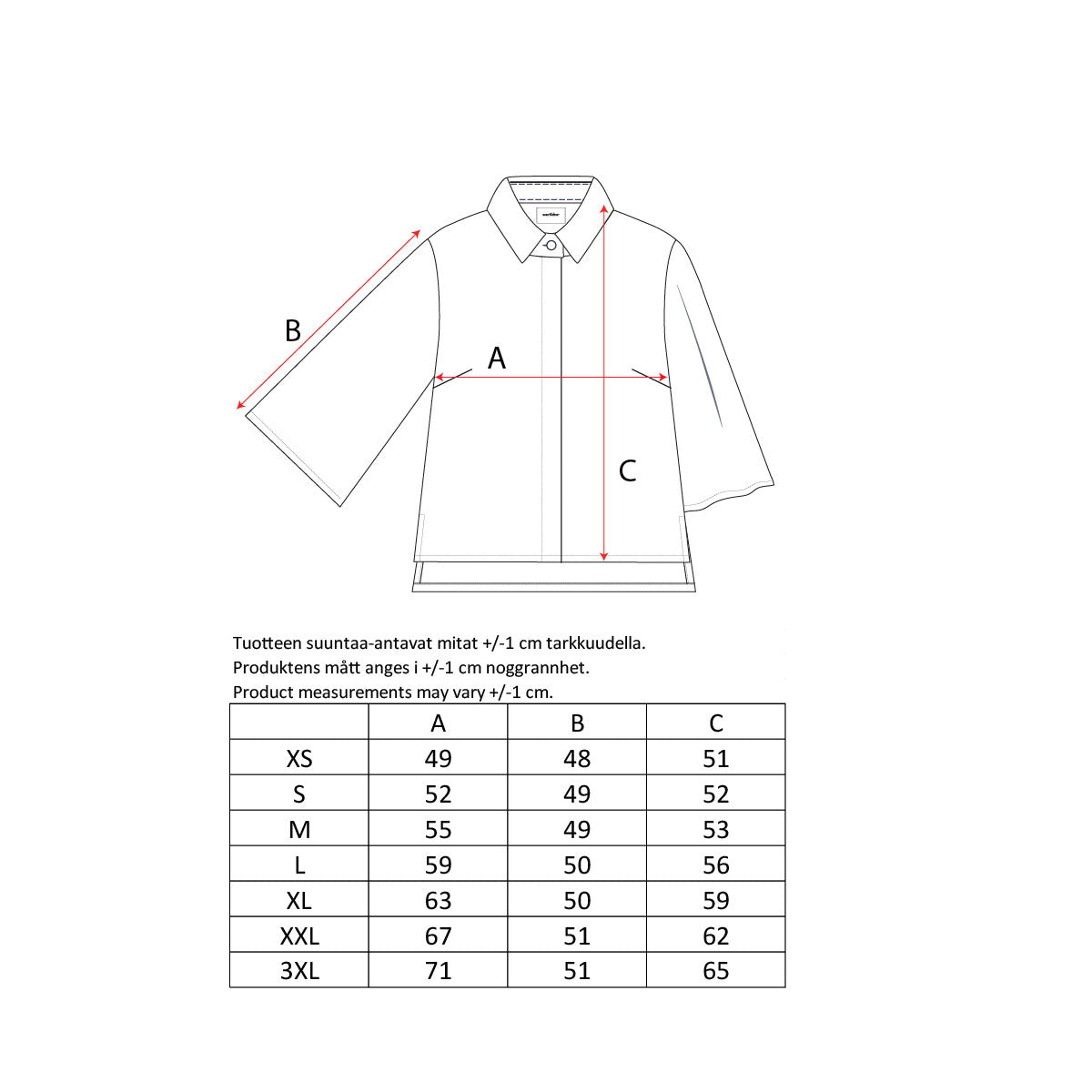 Paola shirt, Perla, black