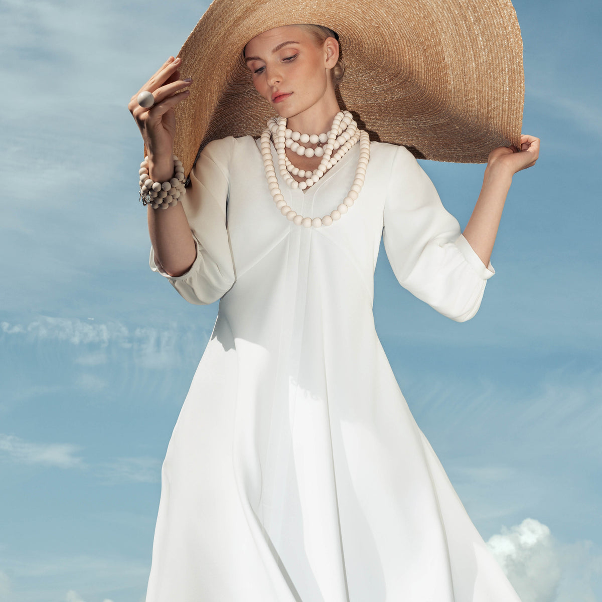 Kaisle dress, Utu, white