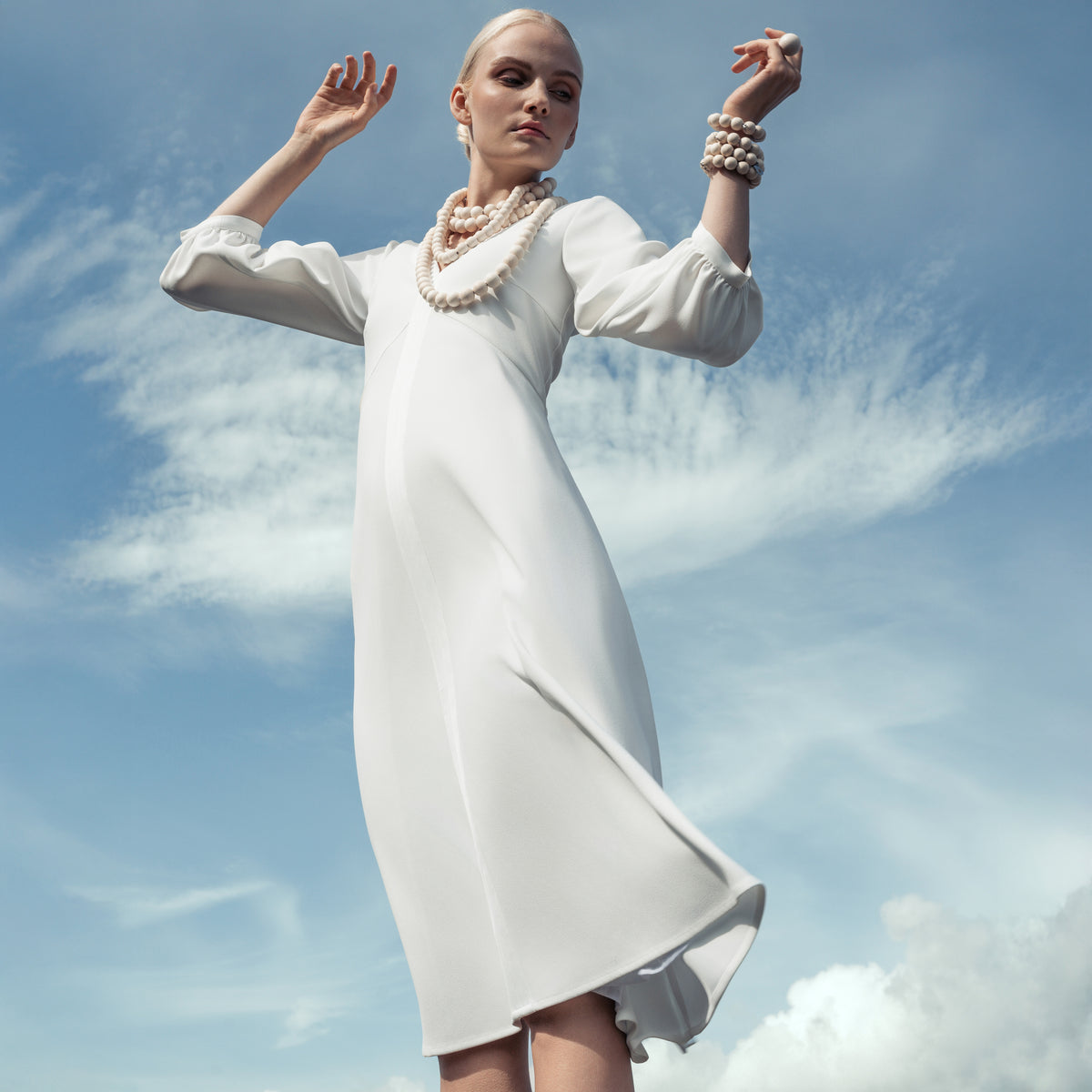 Kaisle dress, Utu, white