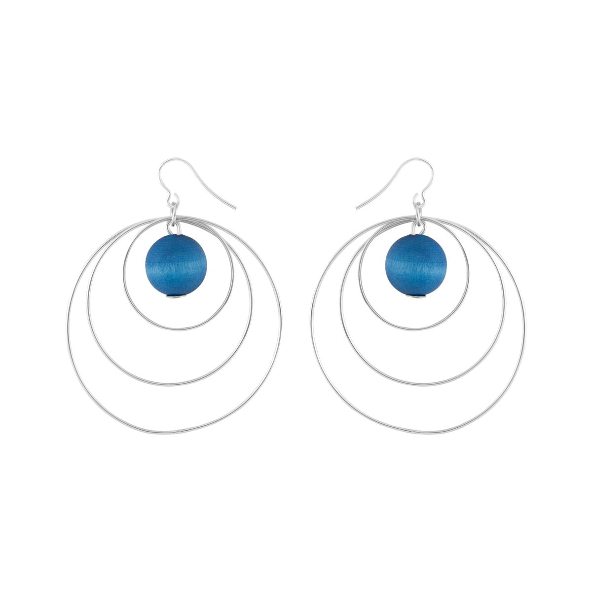 Piruetti earrings, blue