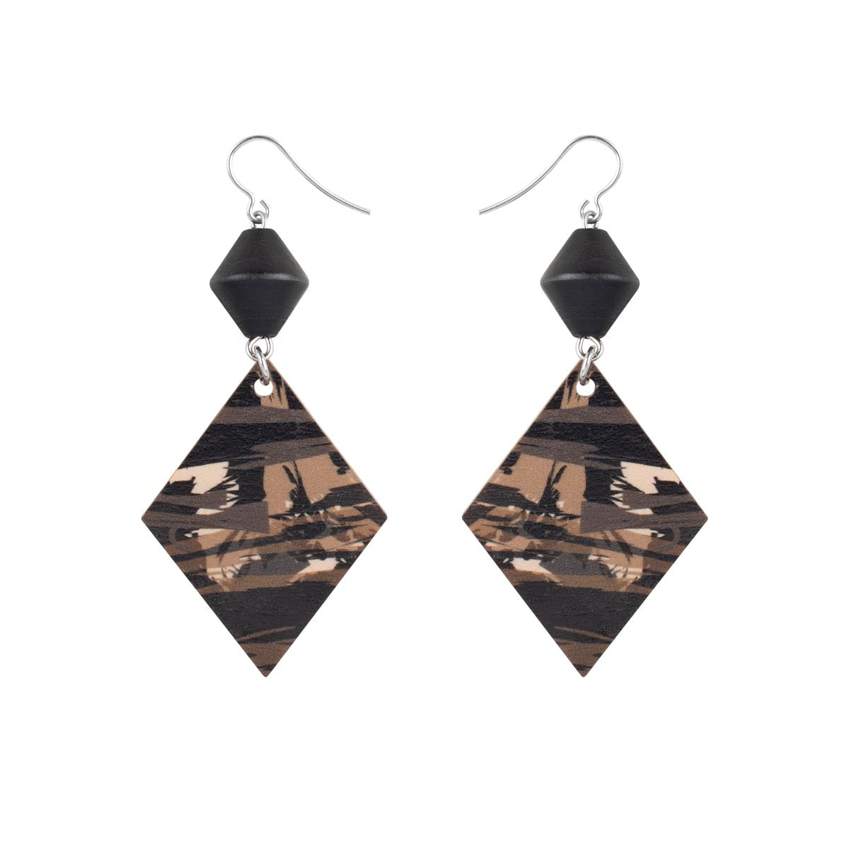 Black on sale geometric earrings