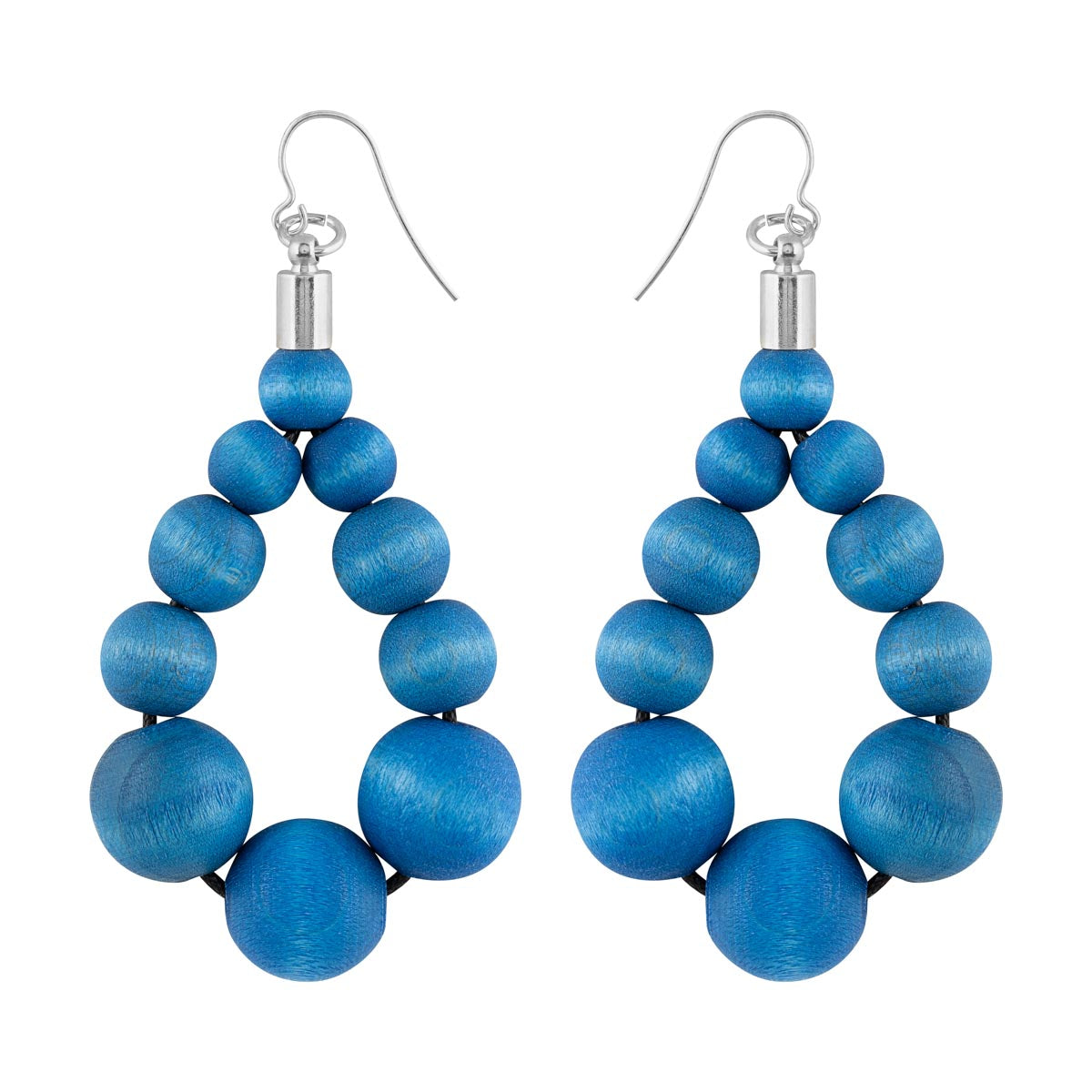Supernova earrings, blue