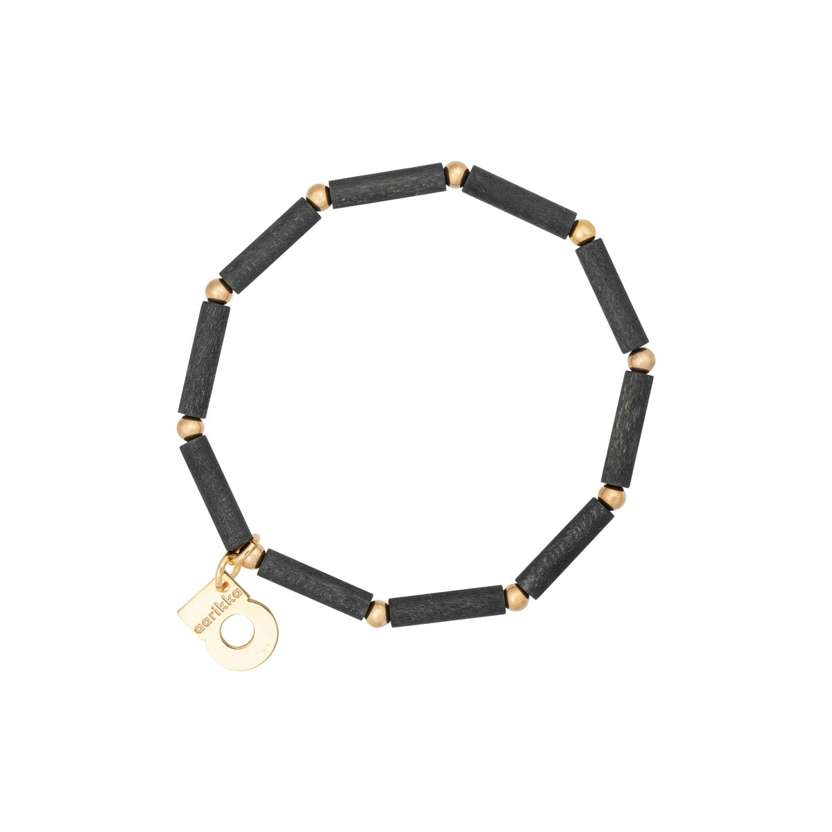 Hento bracelet, black and gold