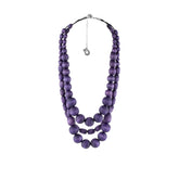 Veronica necklace, purple