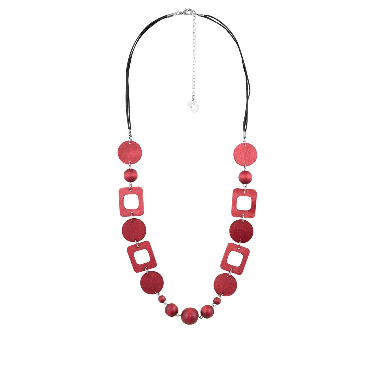 Malviina necklace, wine red