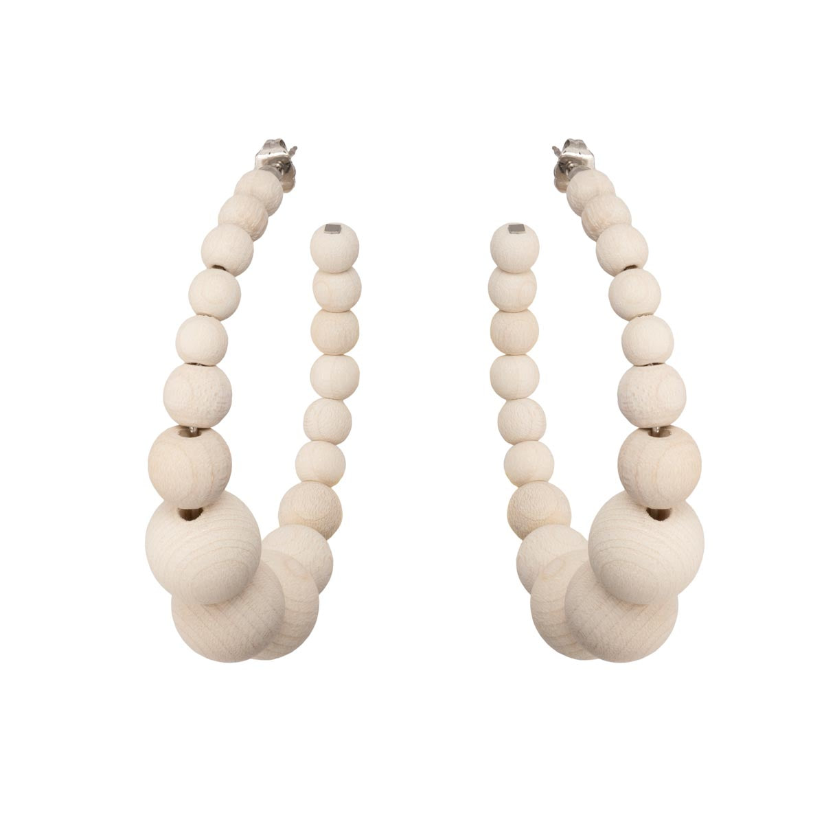 Angervo earrings, ecru