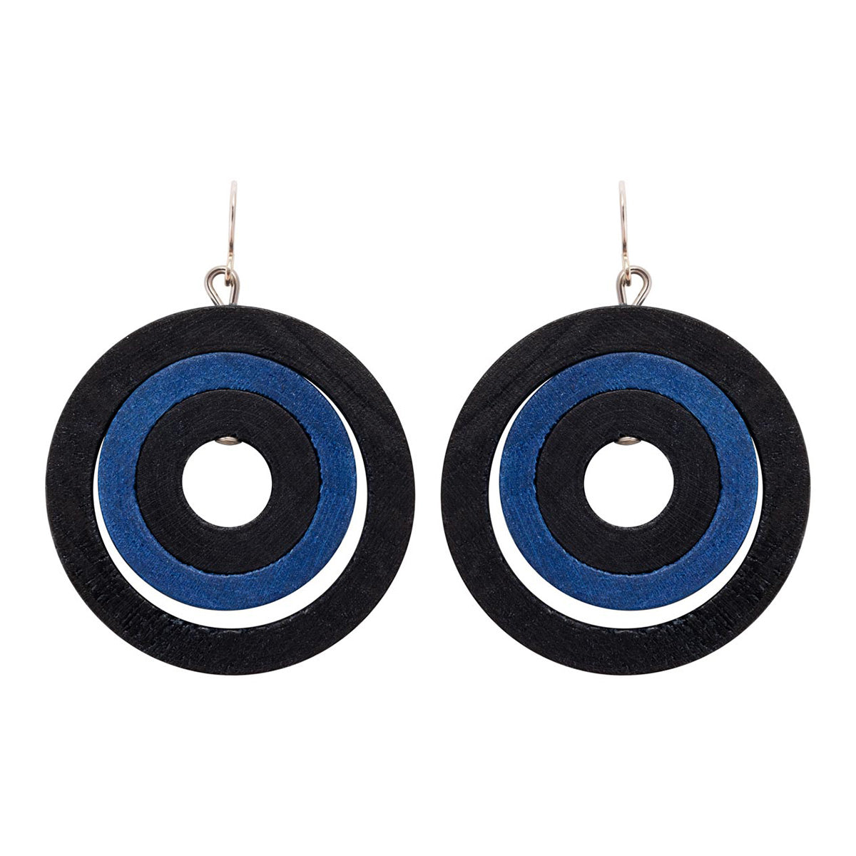 Olga earrings, dark blue
