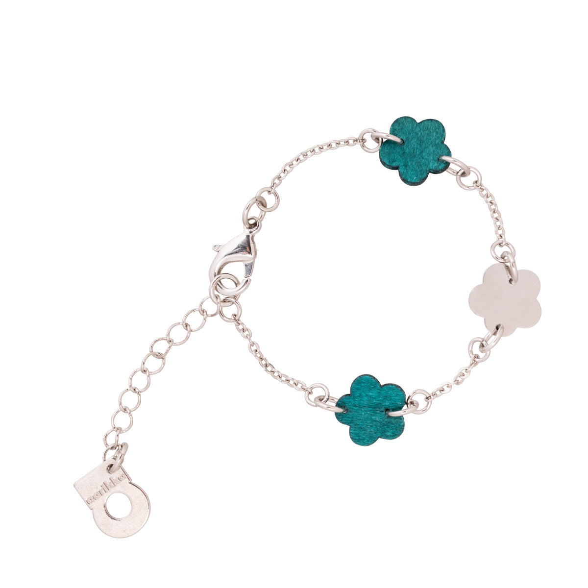 Niittylemmikki bracelet, dark turquoise