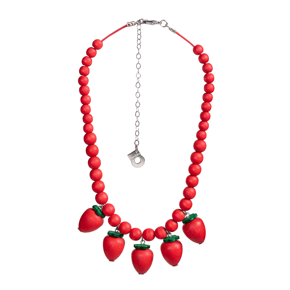 Mansikka necklace, red