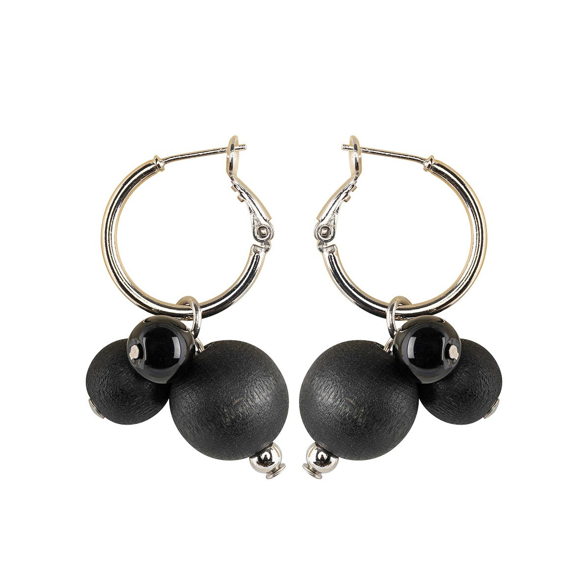 Lydia earrings, black