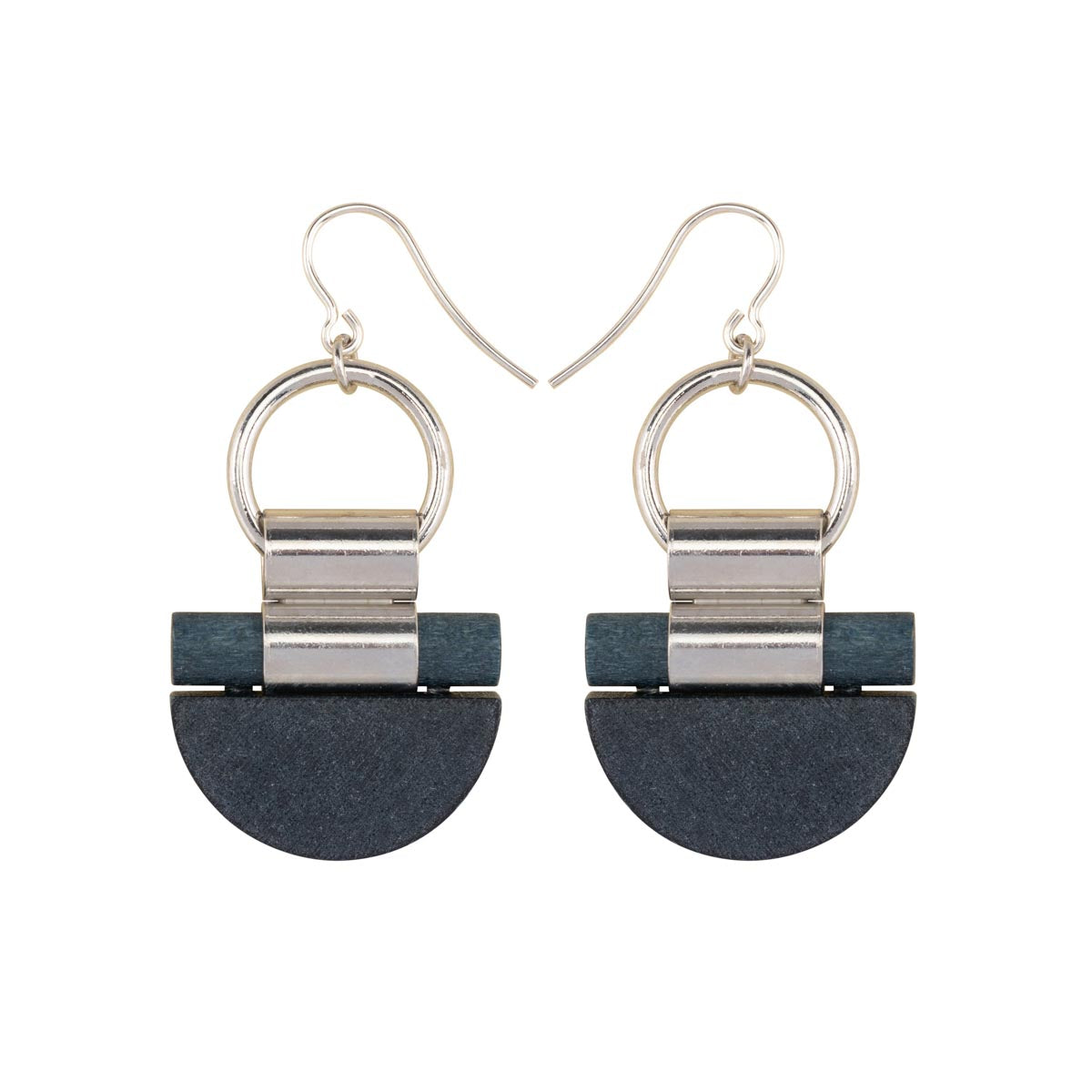Kelohonka earrings, dark blue