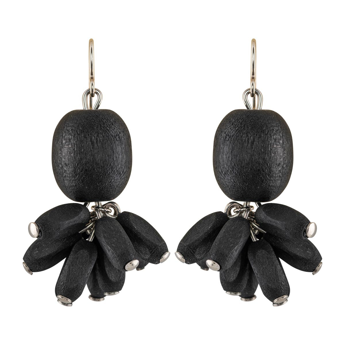 Ohdake earrings, black