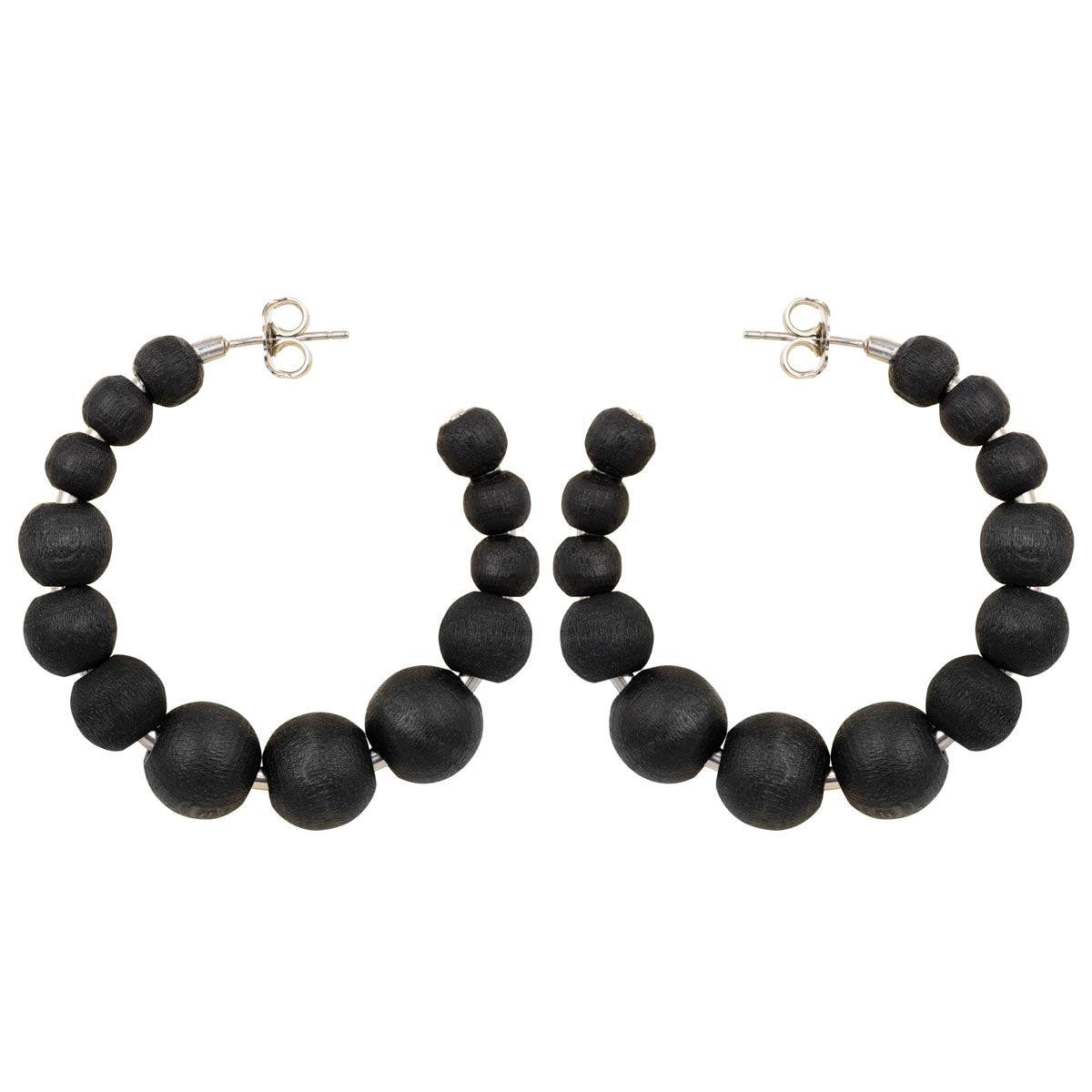 Asta earrings, black