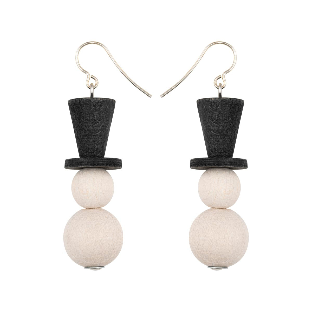 Lumiukko earrings, ecru