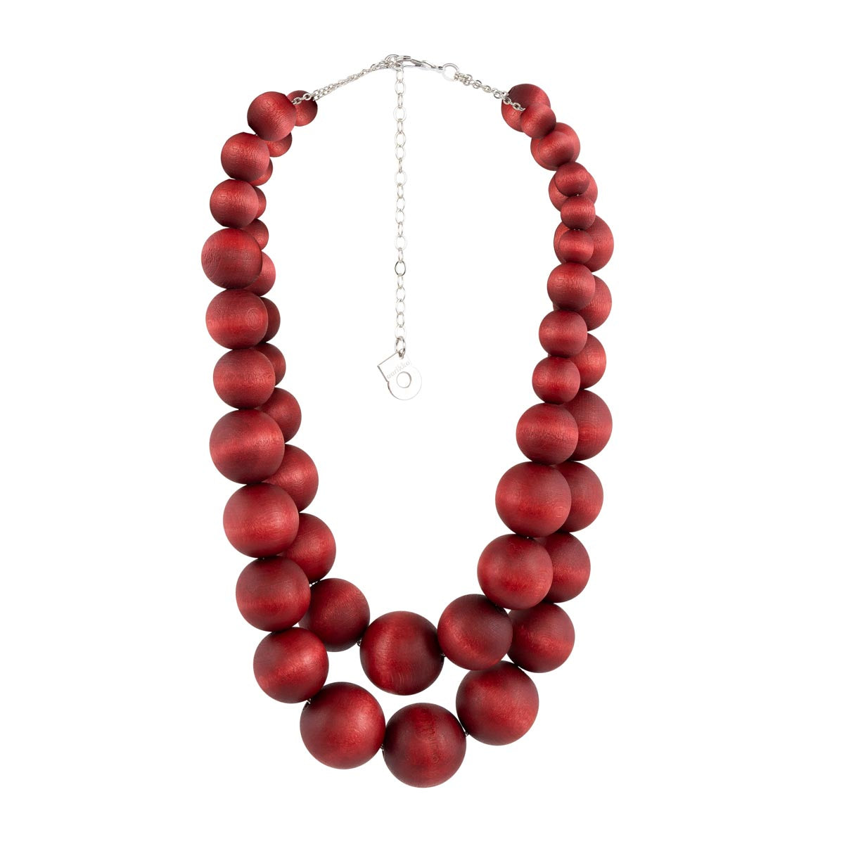 Asta necklace, wine red