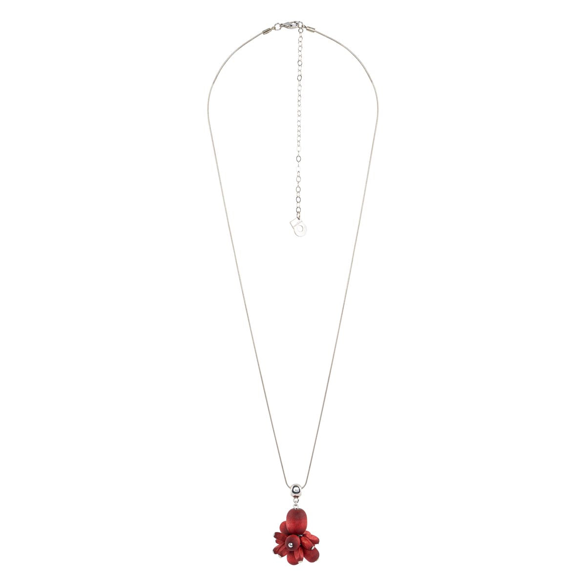 Ohdake necklace, wine red