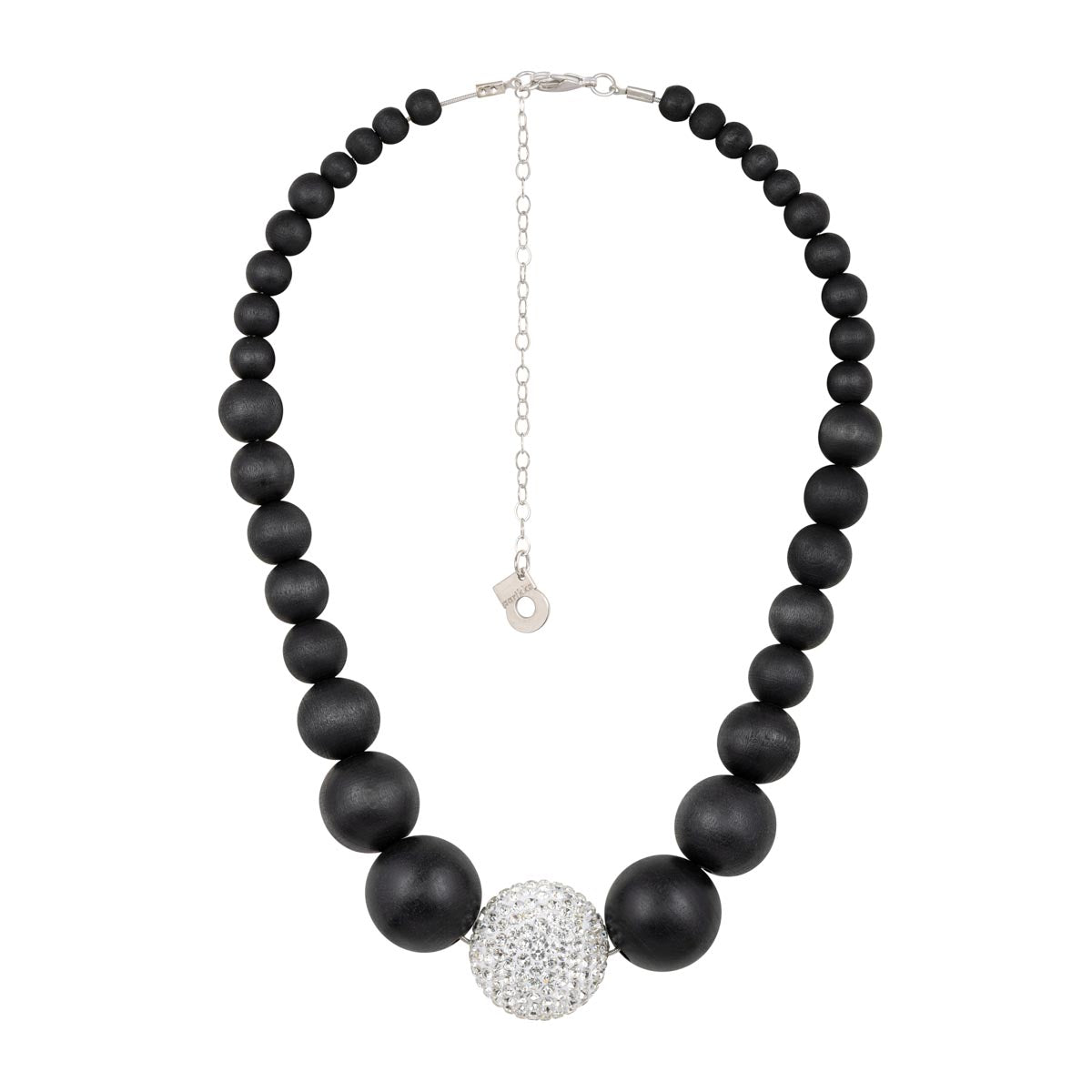 Birgitta necklace, black