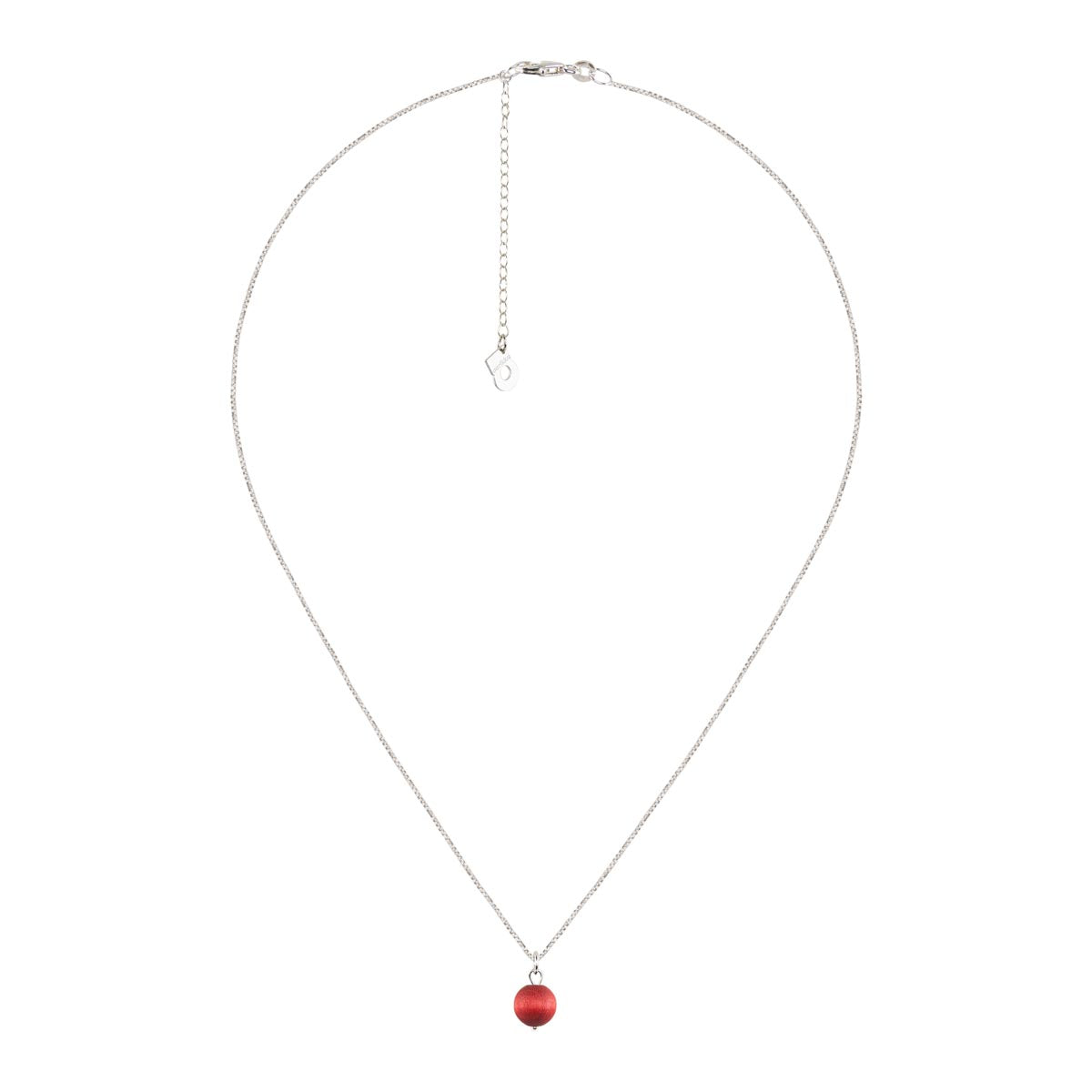 Marja necklace, wine red