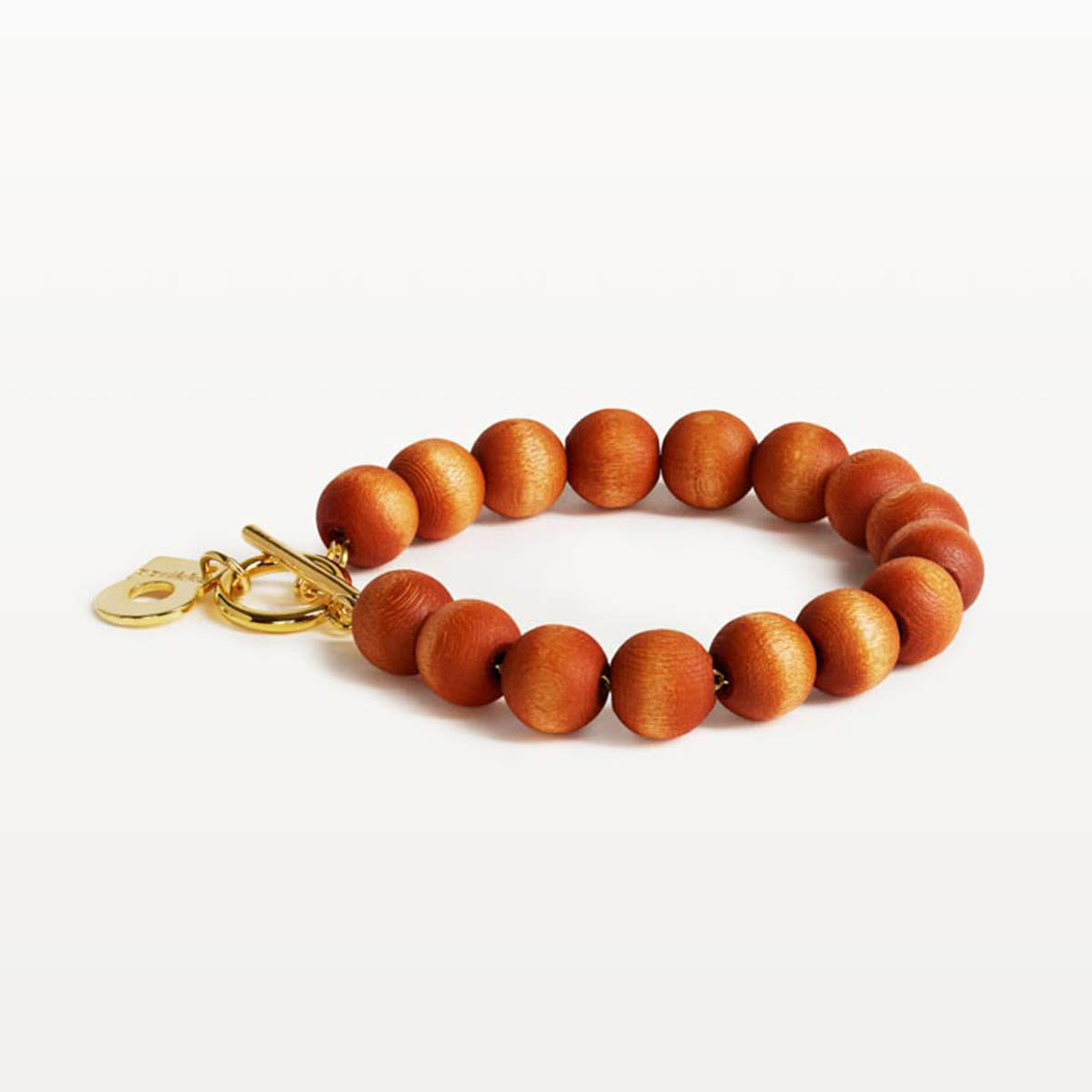 Valma bracelet, orange and gold