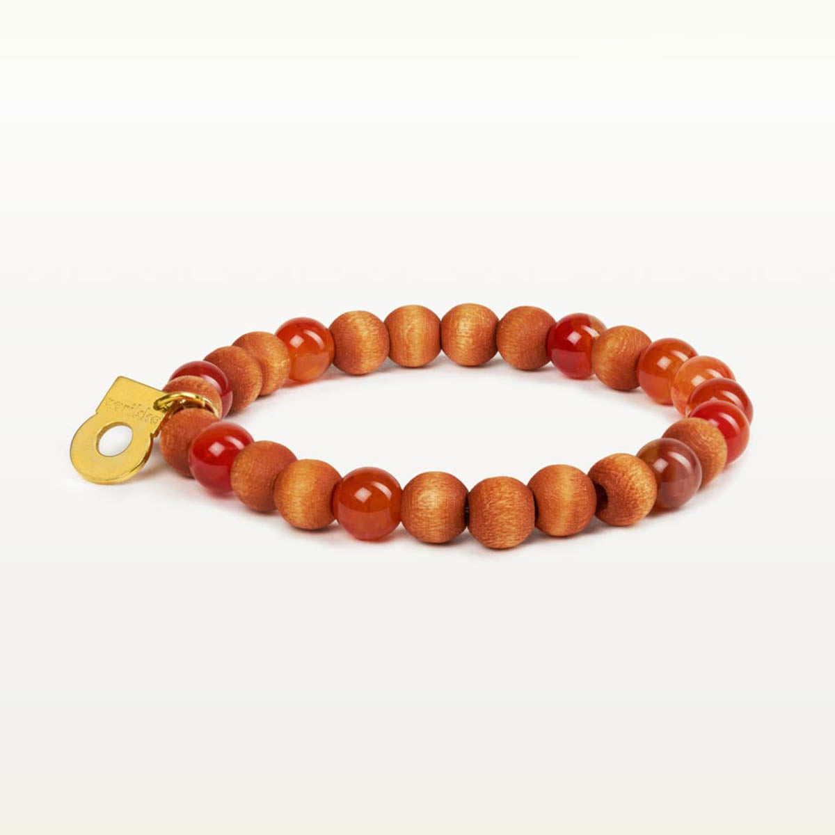 Lydia bracelet, orange and gold