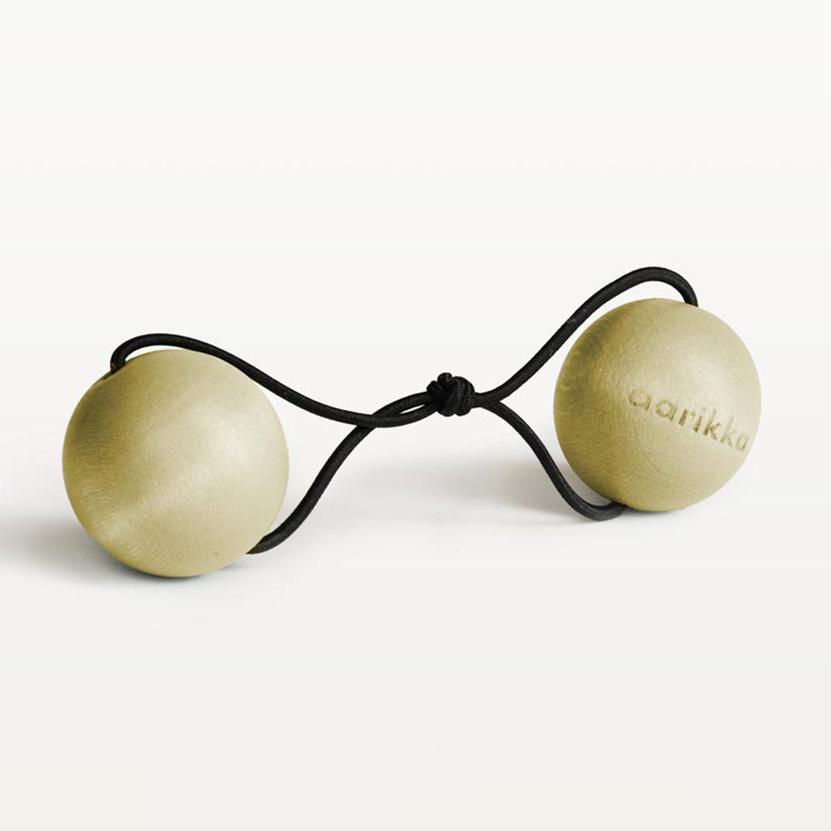 Pom pom hair band, butter yellow