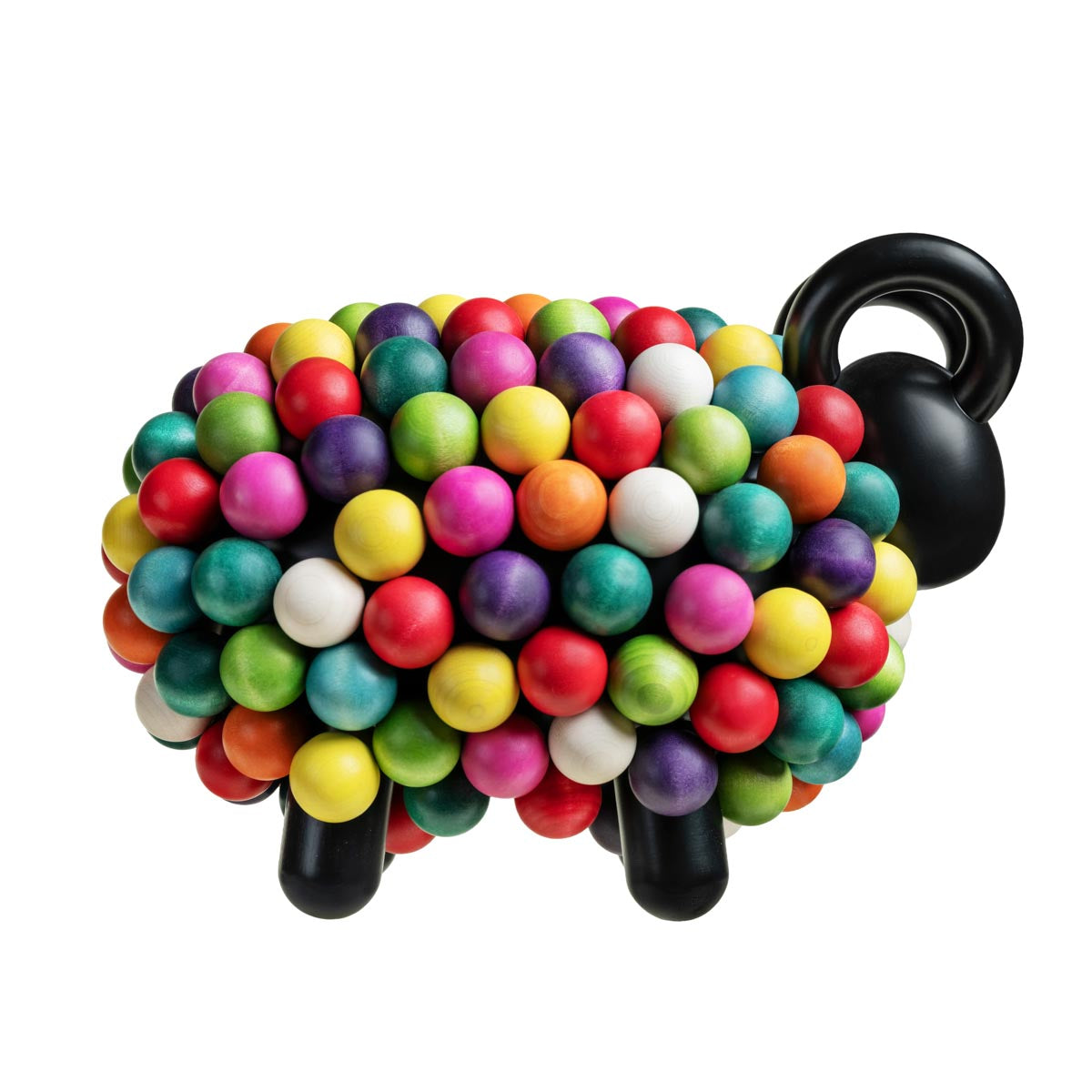 Pässi figurine, black and multicolour