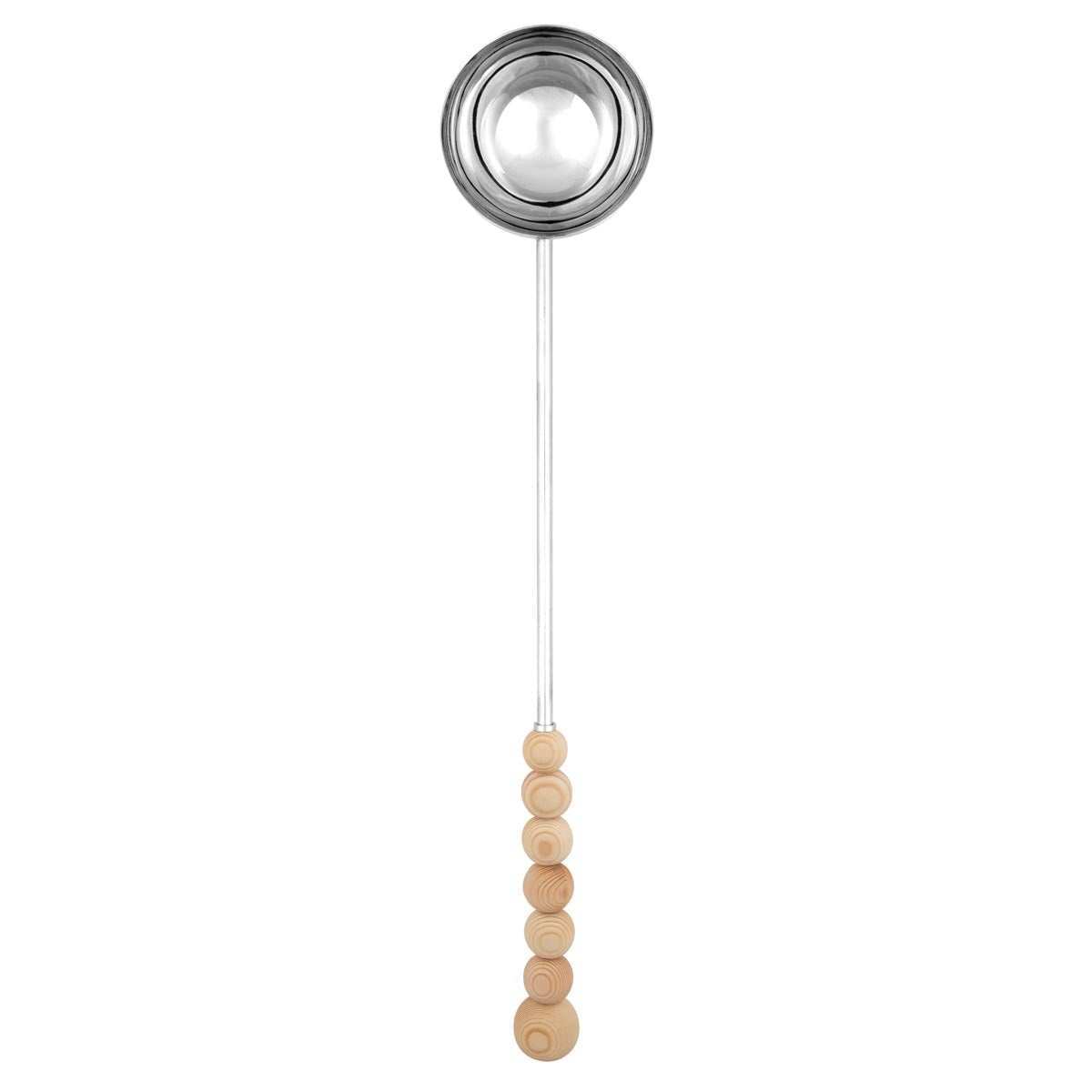 Nuppu sauna ladle, varnished wood