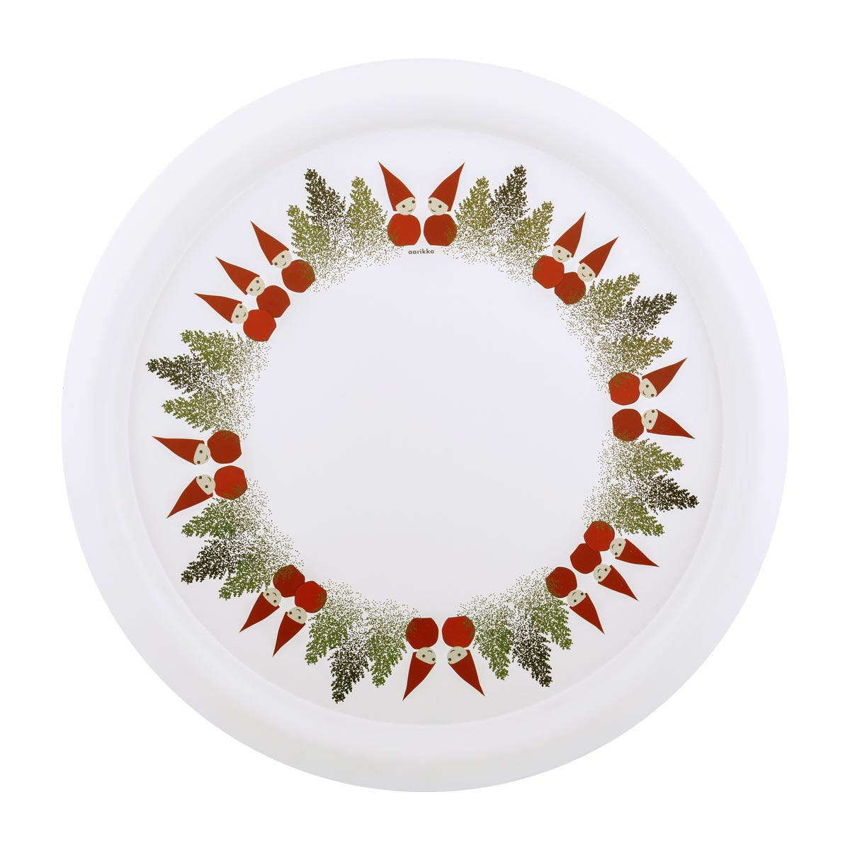 Tray, Elves in the Forest, 40 cm, green