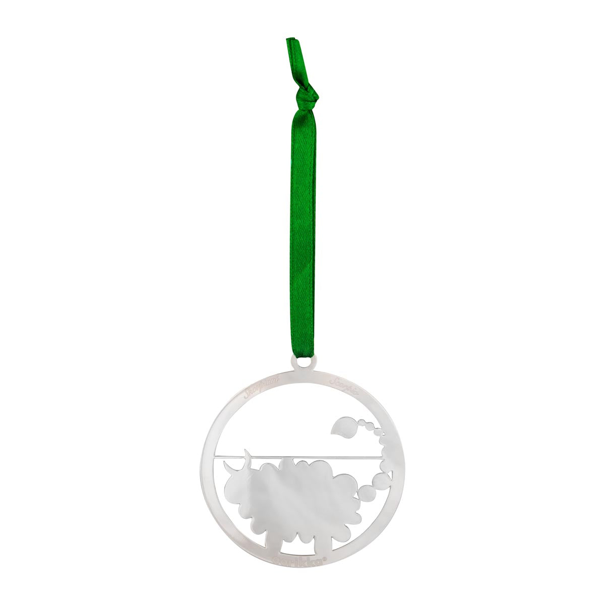 Ram Ornament, Scorpio, stainless steel